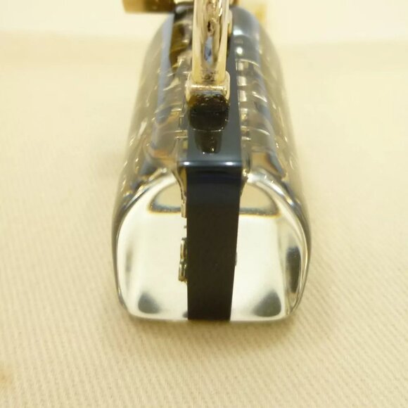 Auth LOUIS VUITTON Porte Cles Speedy Inclusion Key Ring Charm - Picture 3 of 10